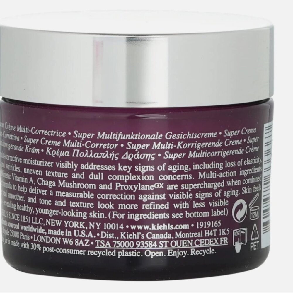 New‼️ Kiehl's Super Multi-Corrective Anti-Aging Cream 1.7oz Firming Wrinkle - Picture 3 of 4